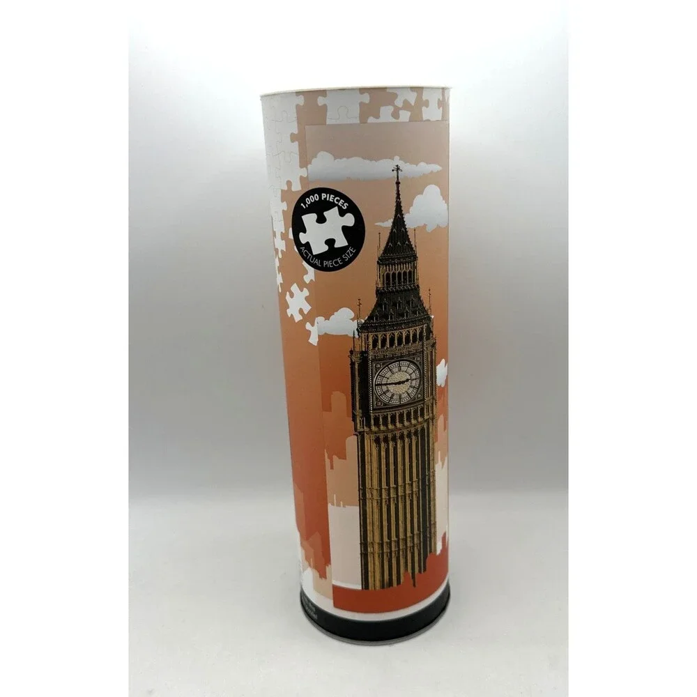 Big Ben Skyscraper 1000 Piece Puzzle w/ Poster NEW SEALED